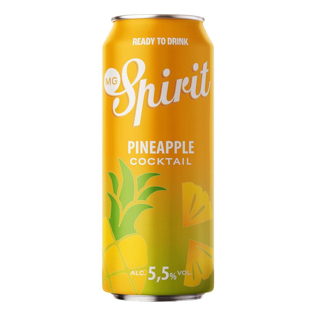 Coctel MG Spirit Pineapple 330cc 5.5°alc._1