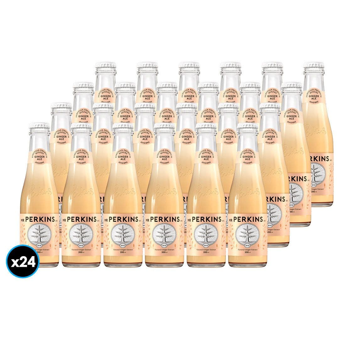 24x Bebida Mr Perkins Ginger Ale 200cc_1