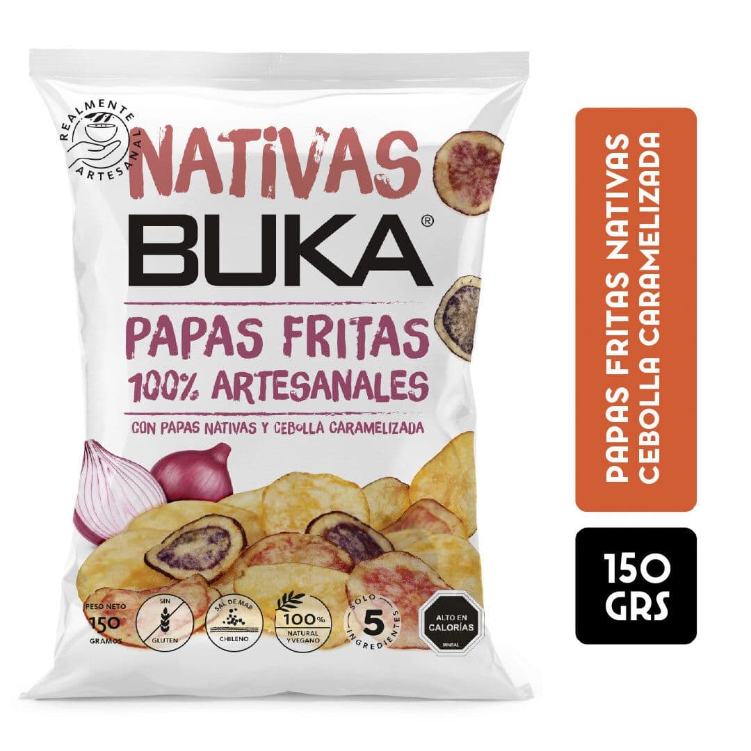 Buka Papas Fritas Artesanales Cebolla Caramelizada 150 grs._1