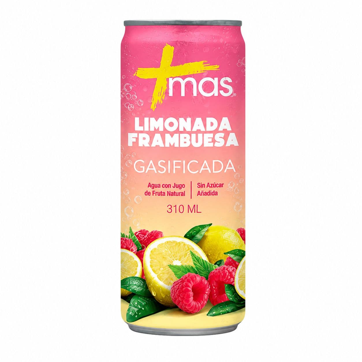 Agua Mas Limonada Frambuesa Con Gas 310cc_1