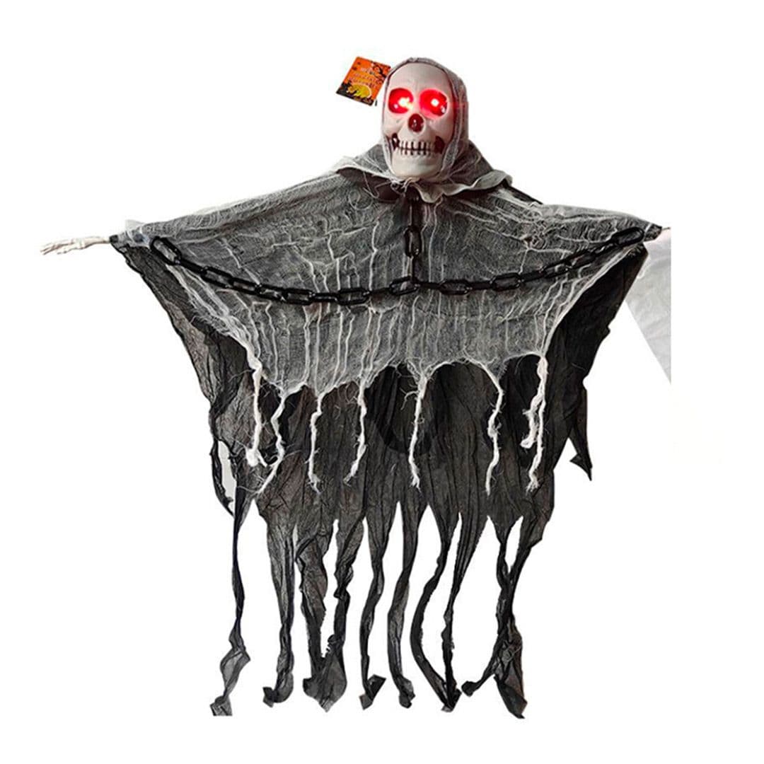 Fantasma Colgante con Luz y Sonido Halloween Color Aleatorio 55x70cm_1