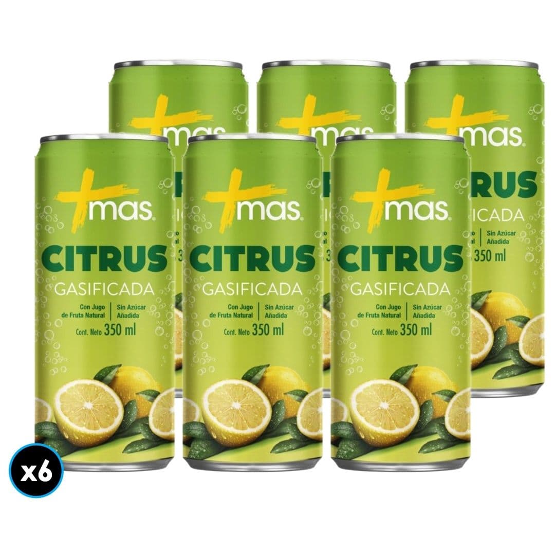 6x Agua Mas Citrus Con Gas 350cc_1
