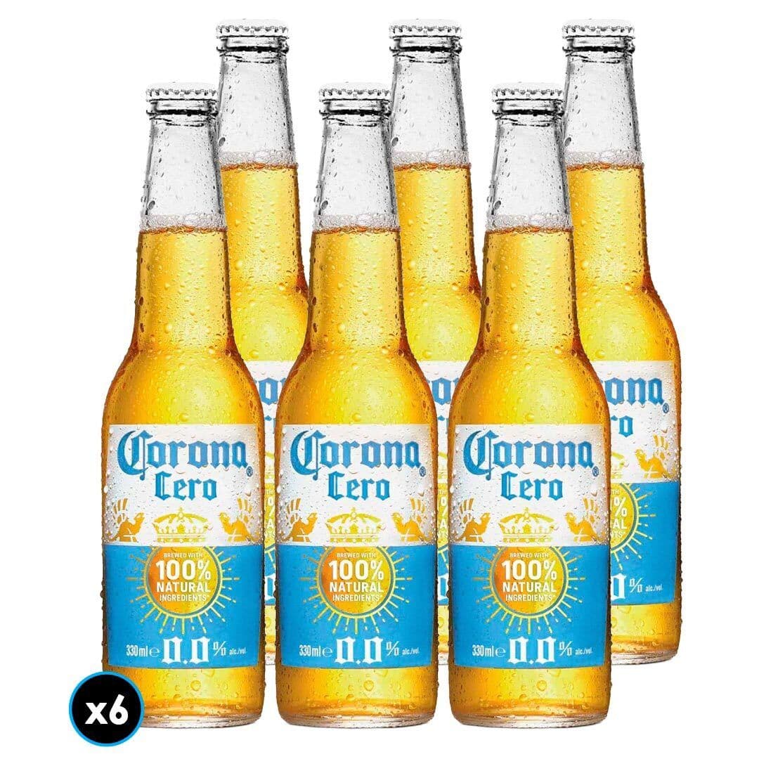 6x Cerveza Corona Cero Botella 330cc_1