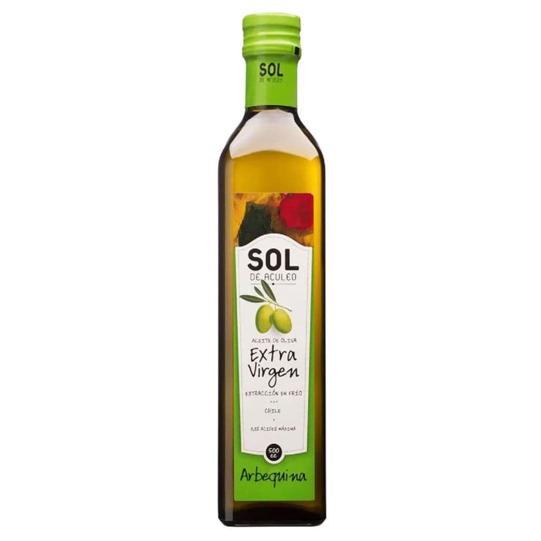 Aceite de Oliva Extra Virgen Sol de Aculeo Arbequina 500cc_1