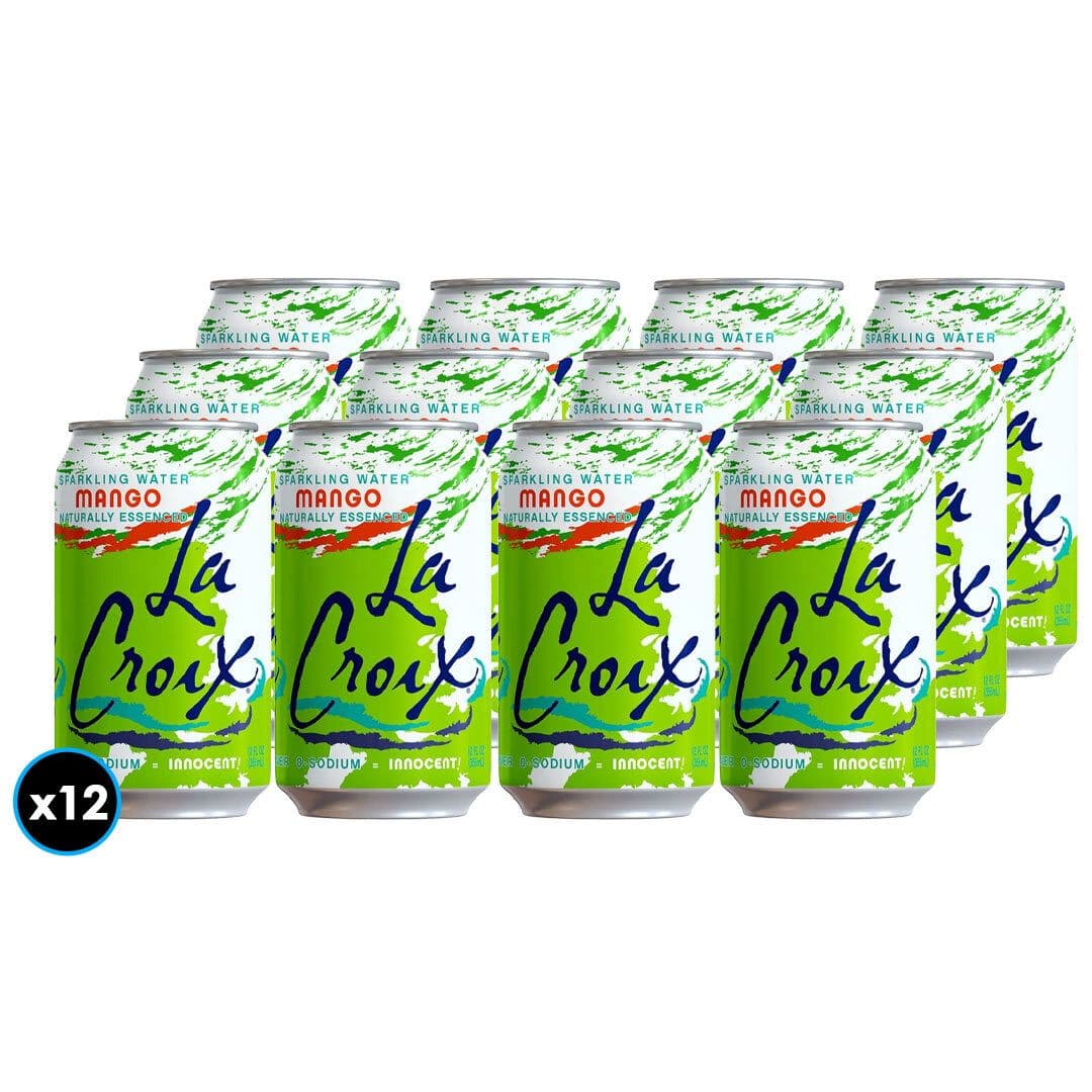 12x Agua La Croix Mango con Gas 355cc_1