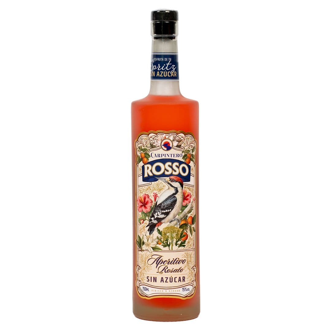 Licor Aperitivo Carpintero Rosso Sin Azúcar 15°alc. 750cc _1