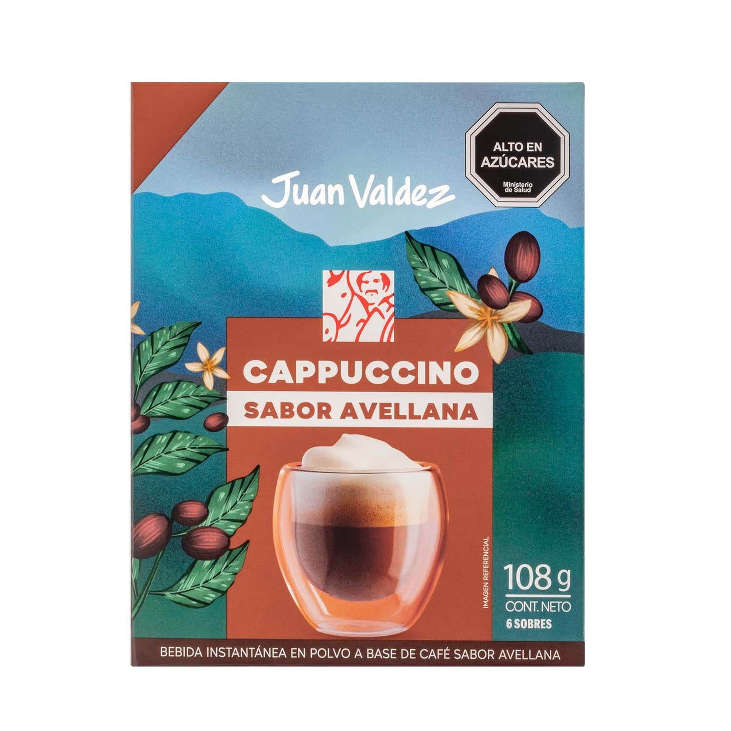 Café Cappuccino Juan Valdez Avellana 6 un._1