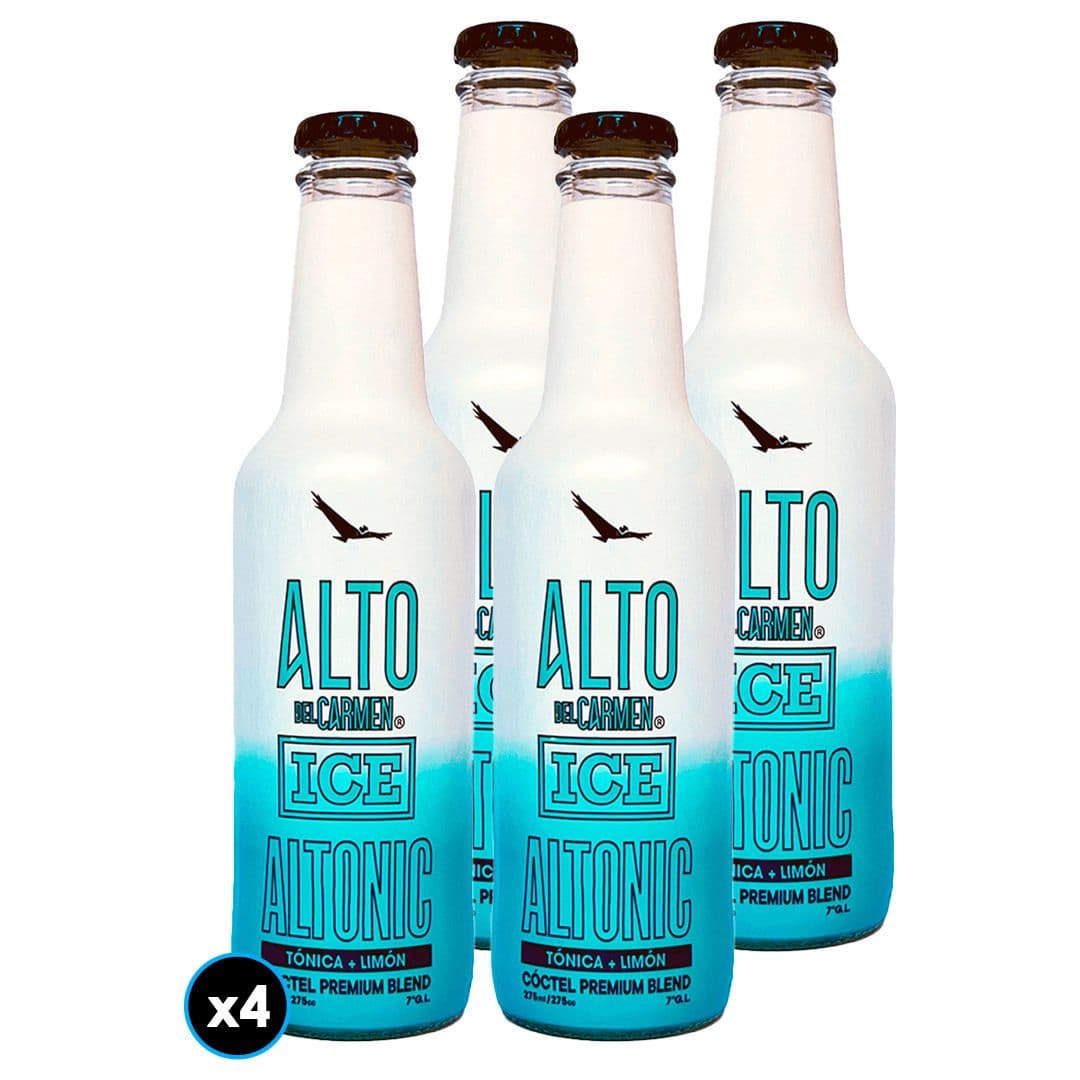 4x Cóctel Ice Tonic Alto del Carmen Altonic 275cc 7°alc._1