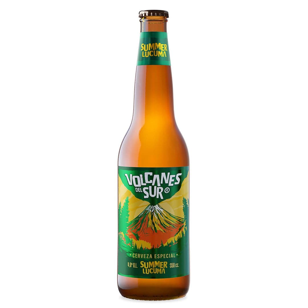 Cerveza Volcanes del Sur Summer Lúcuma Botella 350cc_1
