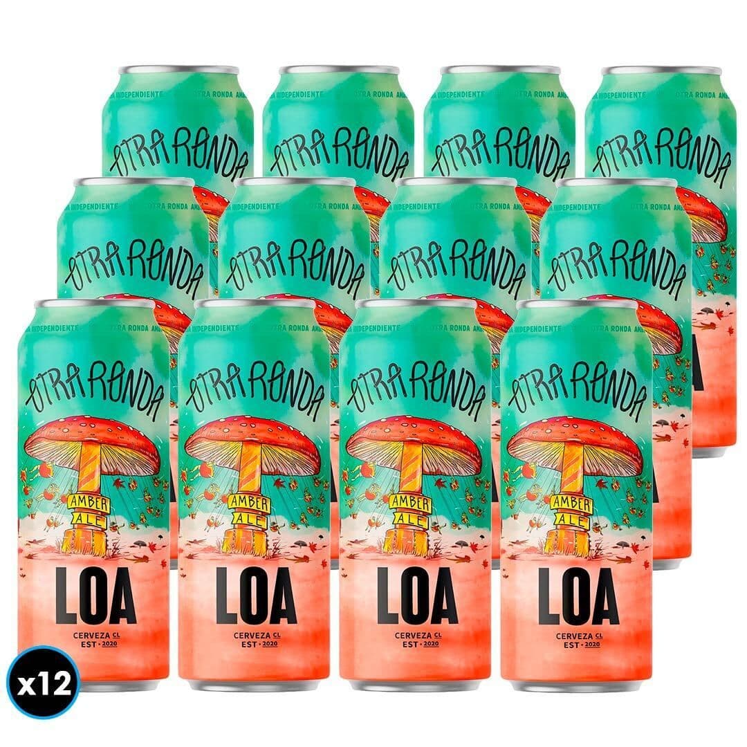 12x Cerveza Loa Otra Ronda Amber Ale 470cc_1