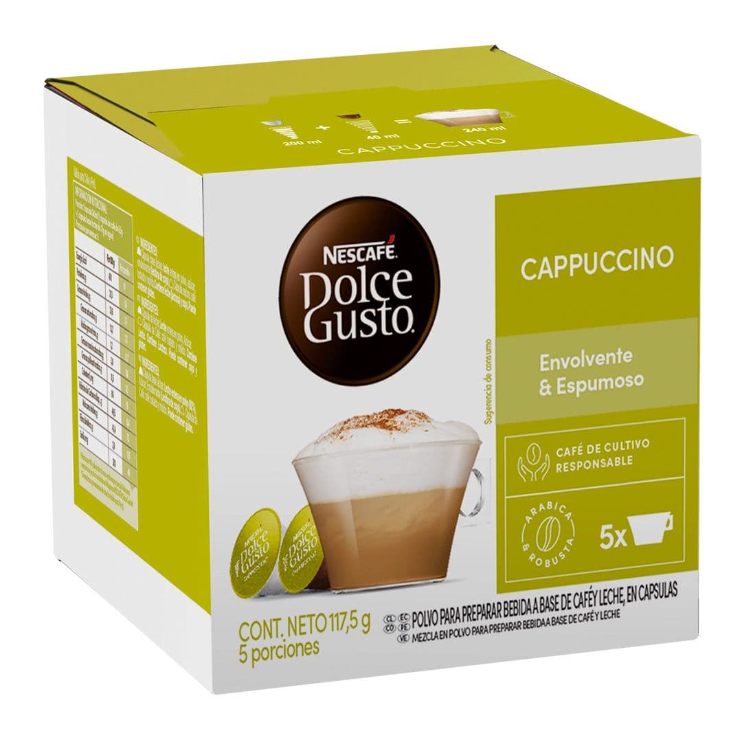 Cápsulas Café Nescafé Dolce Gusto Cappuccino (10 Cápsulas)_1