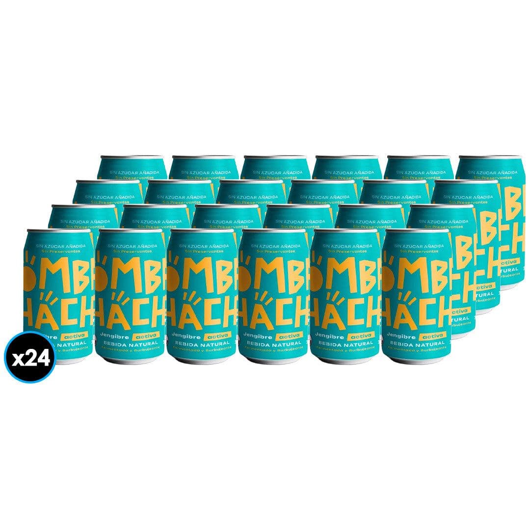 24x Kombuchacha Jengibre Sin Azúcar Lata 355cc_1