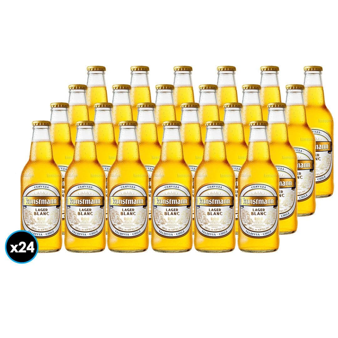24x Cerveza Kunstmann Lager Blanc Botella 330cc_1
