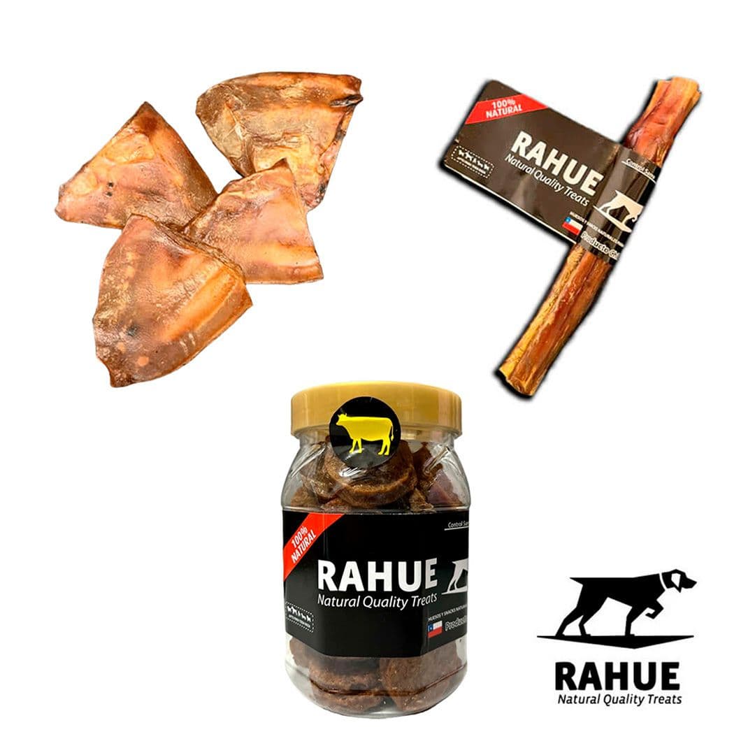 Pack 3 Snacks Para Perro Rahue_1