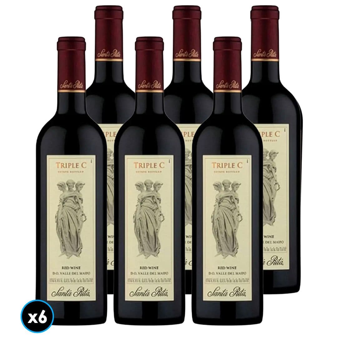 CAJA TRIPLE C: 6x Vino Triple C 750cc_1