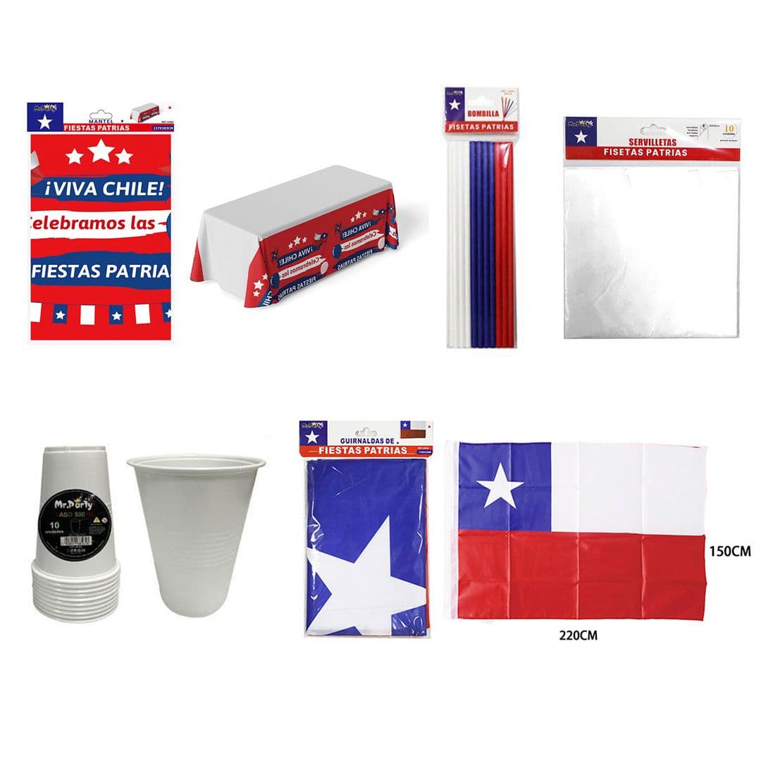 Pack Decoración Mesa Fiestas Patrias_1