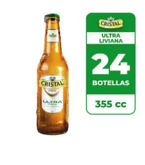 Cerveza Cristal Ultra Botella 355cc_1