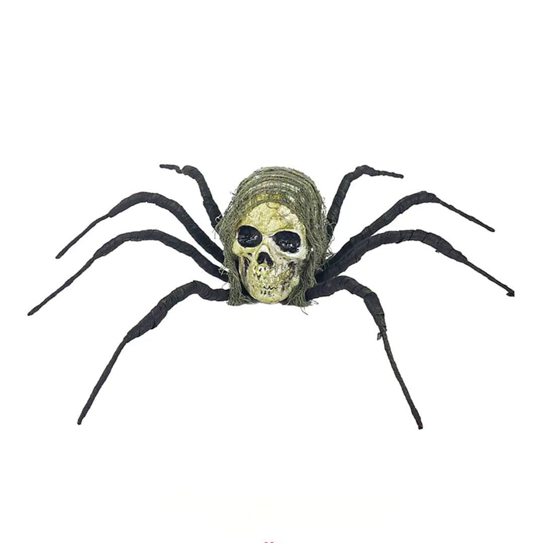 Araña Calavera Negra 12x13x60cm_1