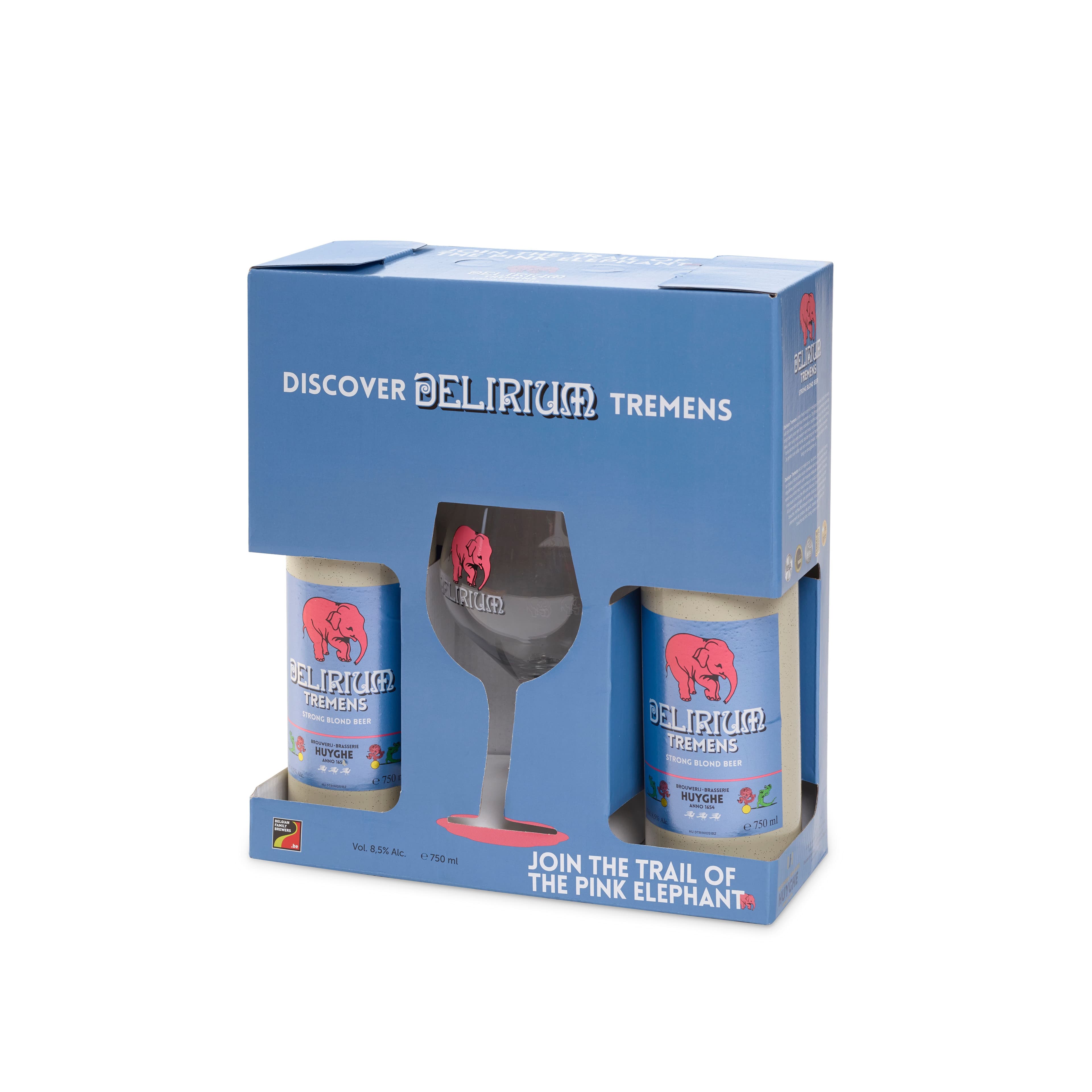 Pack Tremens: 2x Cervezas Delirium Tremens 750cc + Copa Troma_1