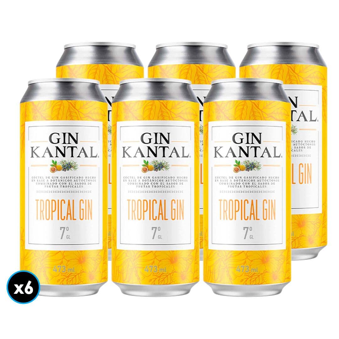 6x Gin Kantal Tropical Lata 470cc 7° Alc._1