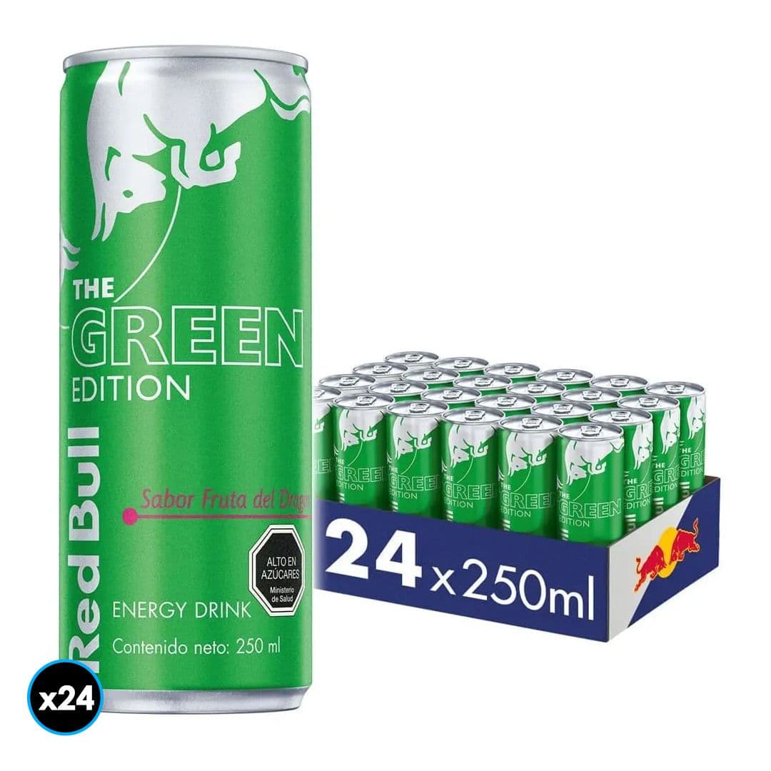 24x Bebida Energética Red Bull Fruta del Dragón 250cc_1