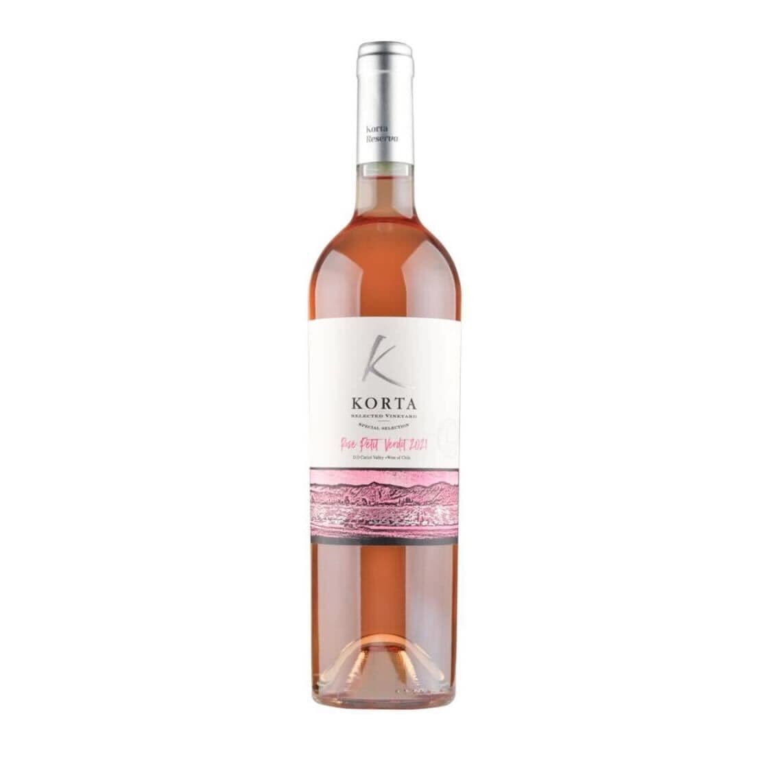 Vino Korta Reserva Selected Rose Petit Verdot 750cc_1