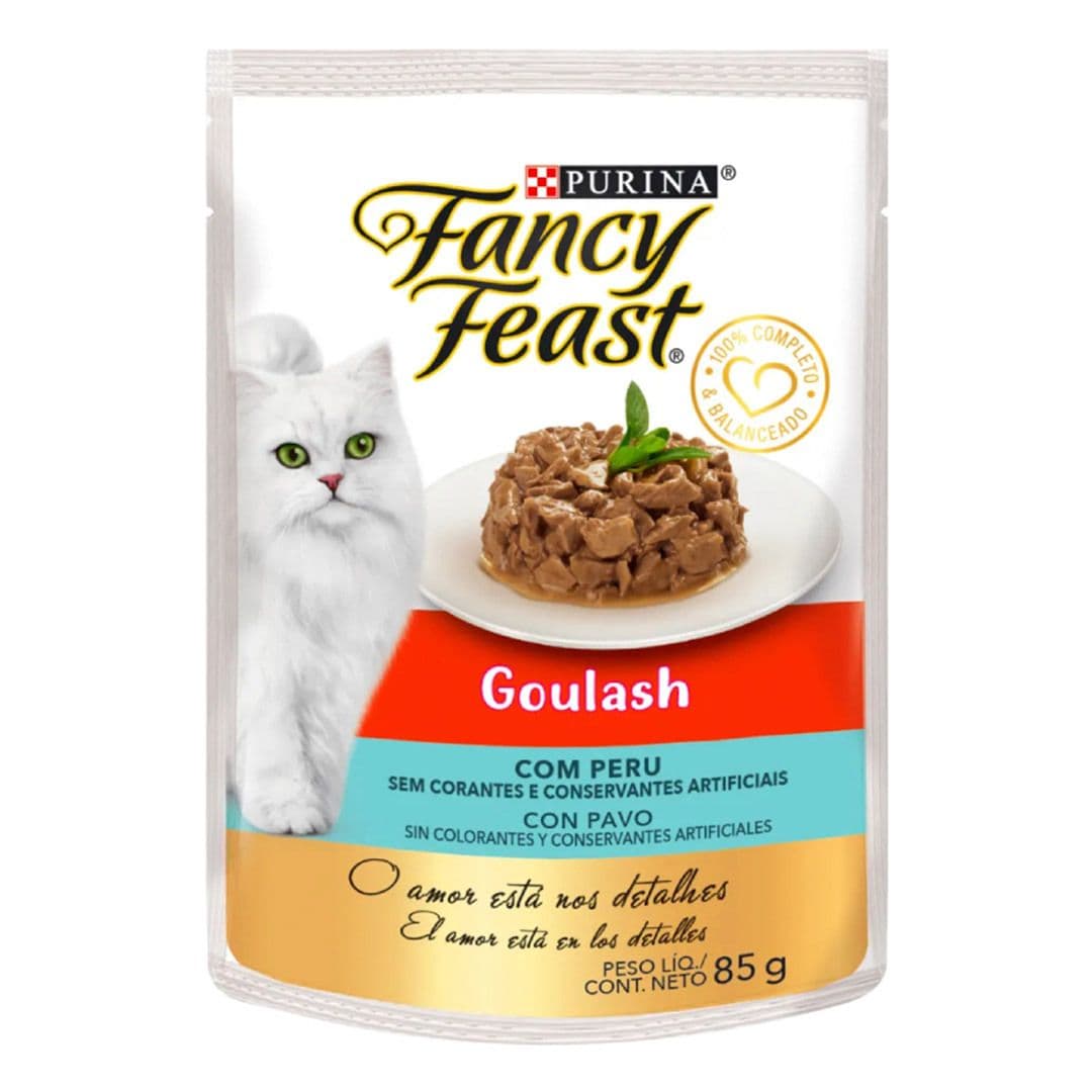 Snack de Gato Fancy Feast Goulash Pavo 85 grs_1