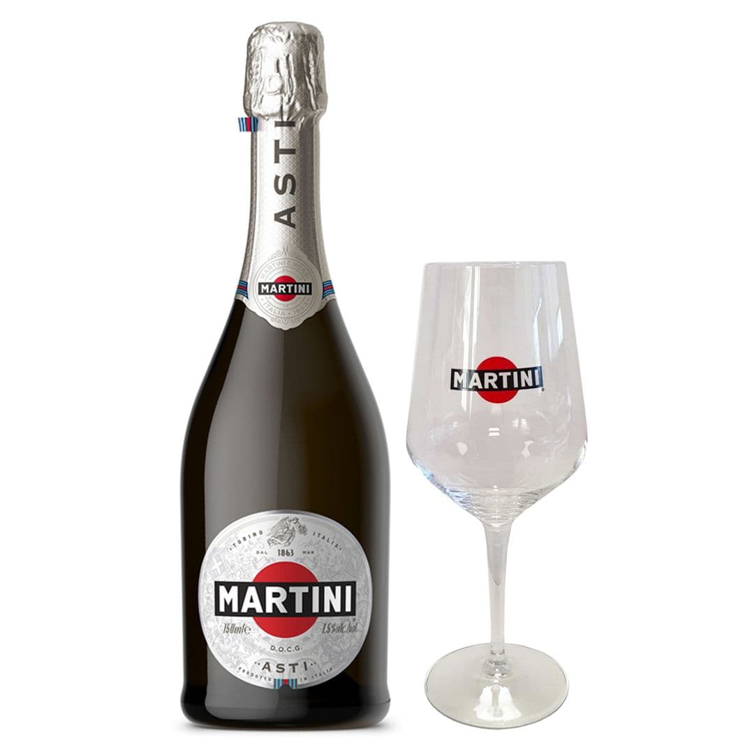 Pack Martini Asti + Vaso: 1x Espumante Martini Asti 750cc + Copa Martini_1