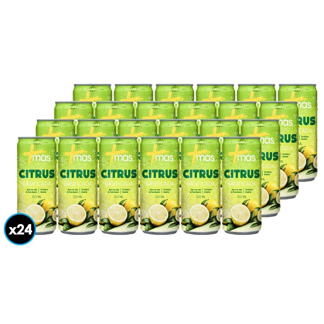 24x Agua Mas Citrus Con Gas 310cc_1