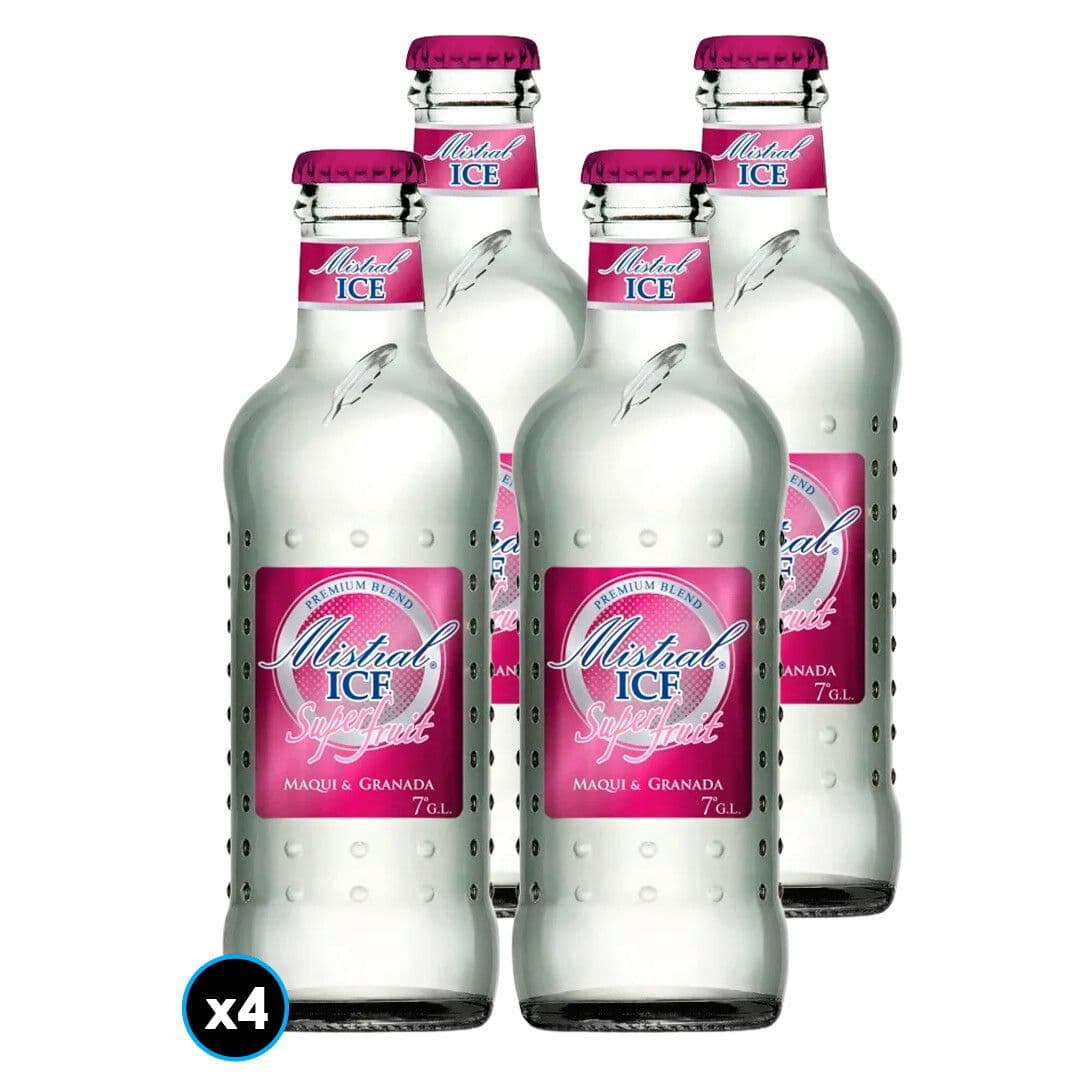 4x Mistral Ice Maqui Granada en Botella 275cc 7° Alc._1