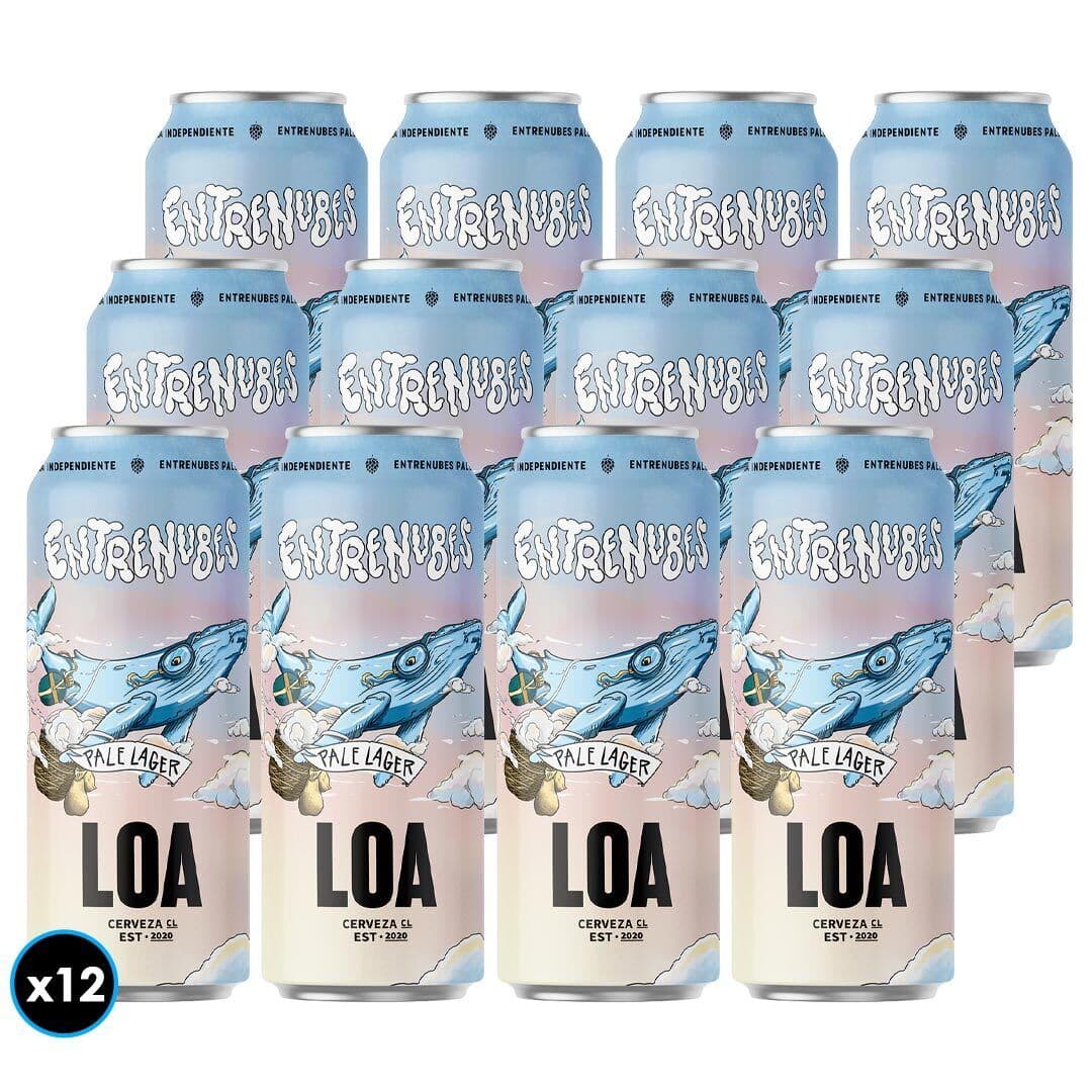 12x Cerveza Loa Entrenubes Pale Lager 470cc_1