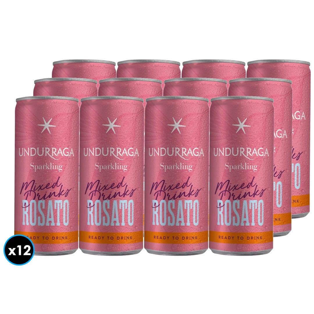 12x Undurraga Ready to Drink Rosato 250cc 13°alc._1