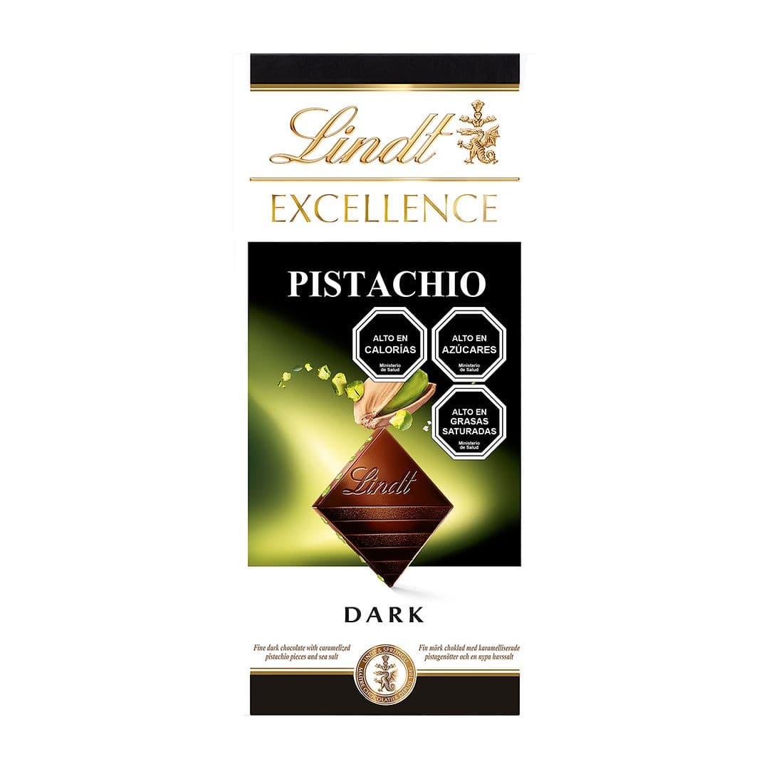 Chocolate Lindt Excellence Pistacho 100 grs._1