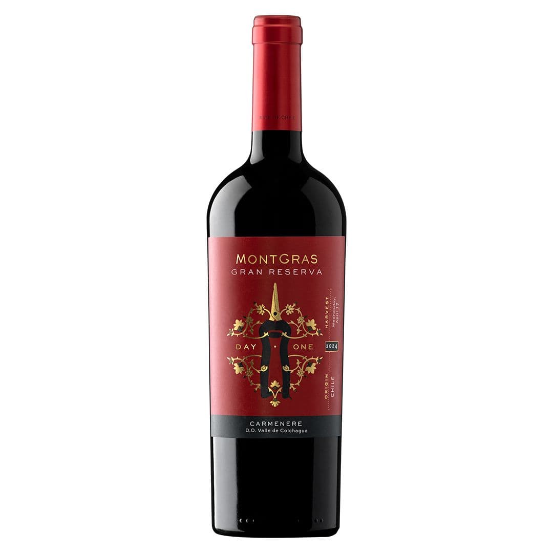 Vino Montgras Day One Gran Reserva Carmenere 750cc_1