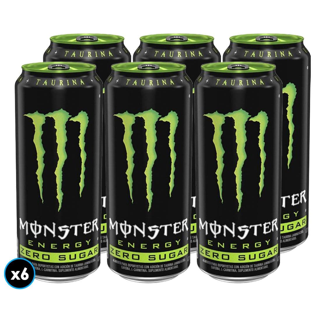 6x Energética Monster Energy Zero Sugar 473cc_1