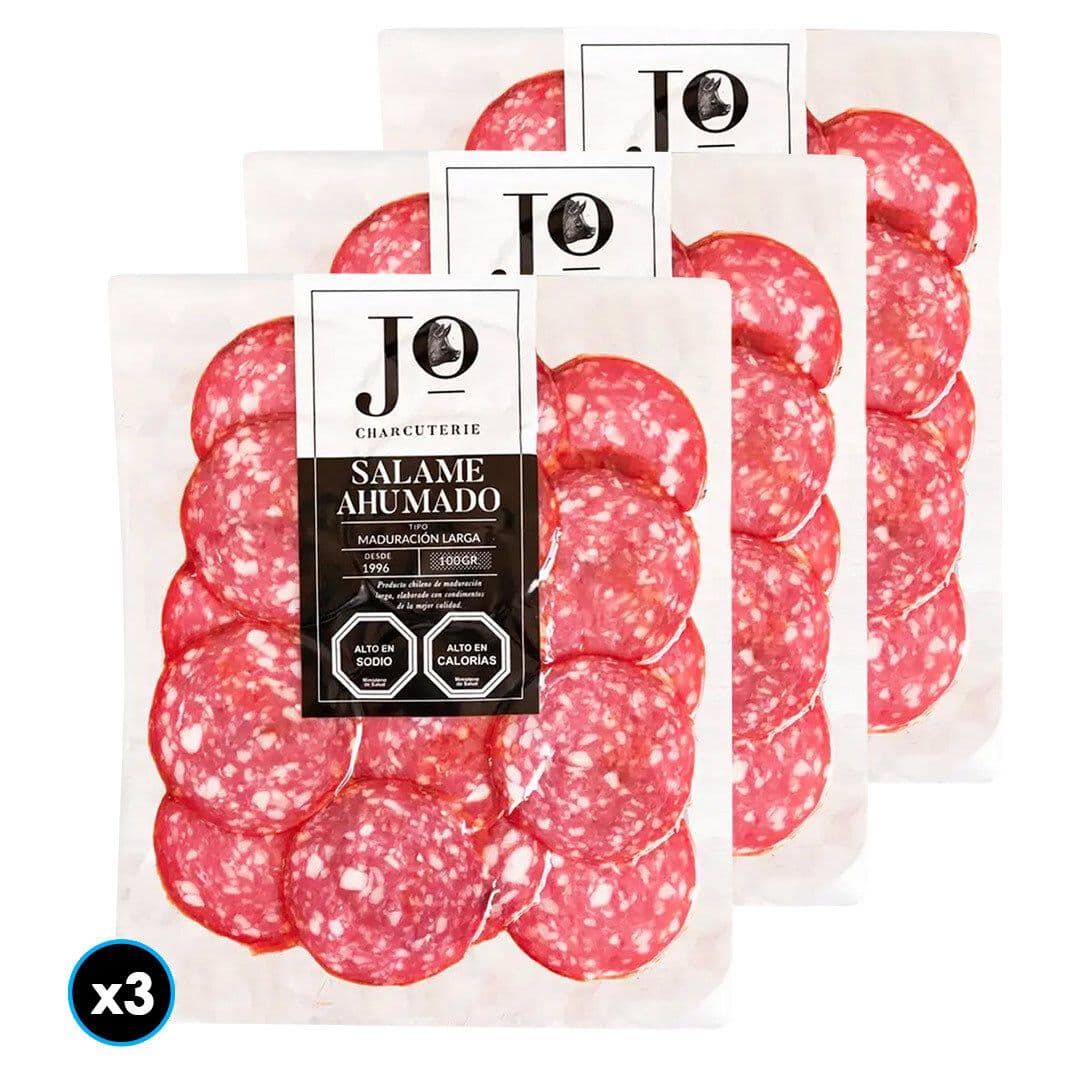 3x Salame Ahumado Laminado JO Charcuterie 100grs._1