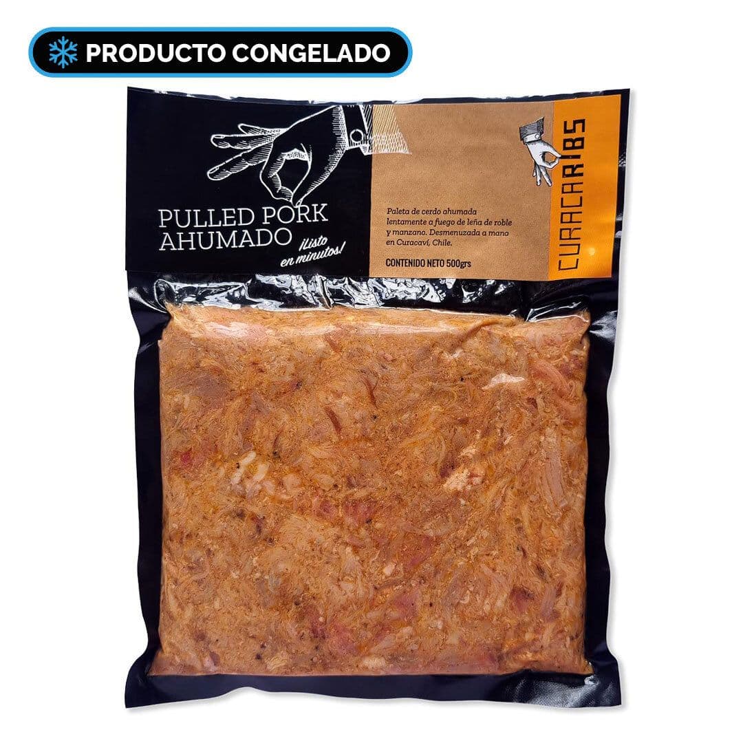 Curacaribs Pulled Pork Ahumado 500 grs._1
