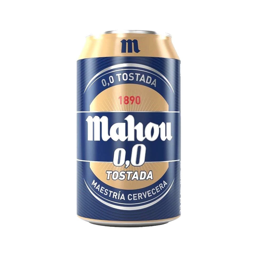 Cerveza Mahou Sin Alcohol Tostada Lata 330cc_1