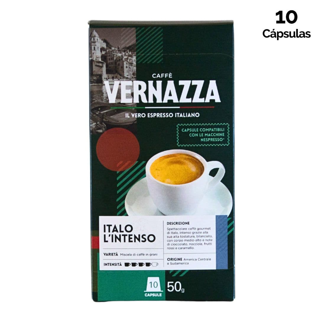 Cápsulas de Café Caffè Vernazza Italo L´Intenso Nespresso® Compatible (10 Unidades)_1