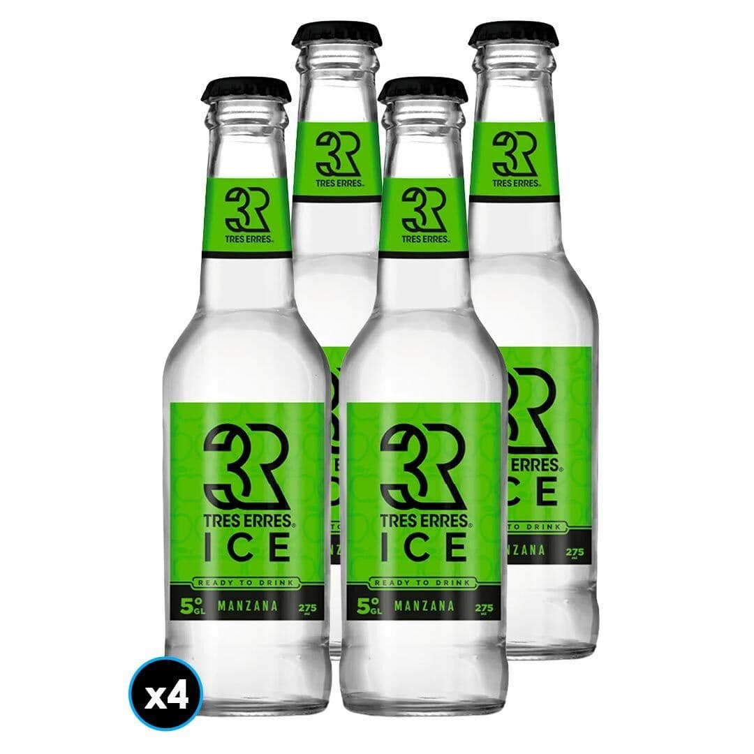 4x Cóctel Tres Erres Manzana 275cc_1