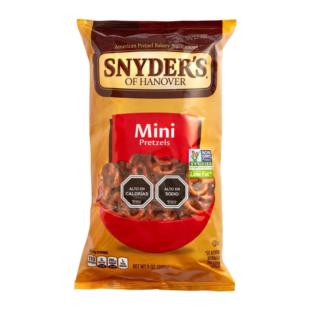 Mini Pretzels Snyders 255 grs_1