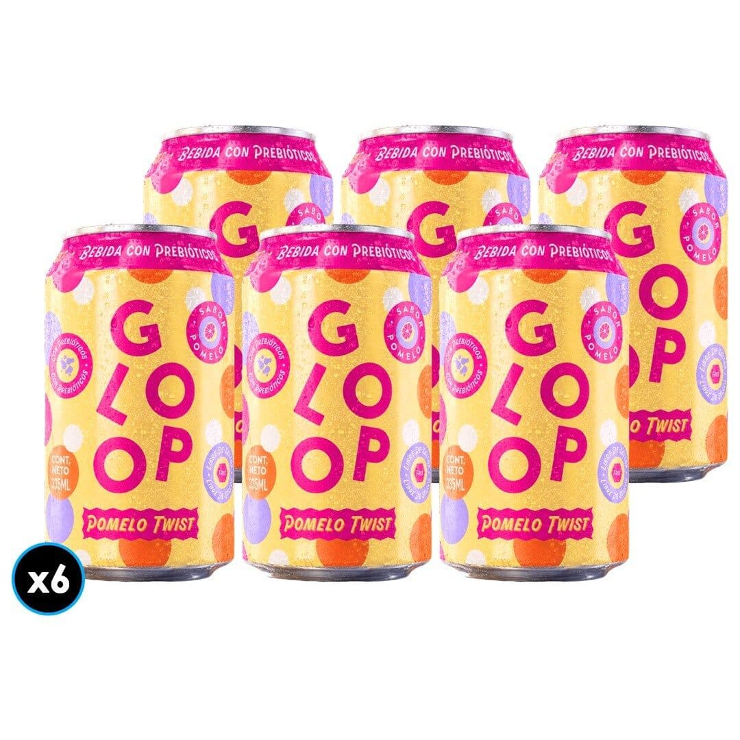 6x Bebida Prebiótica Gloop Pomelo Twist 355cc_1