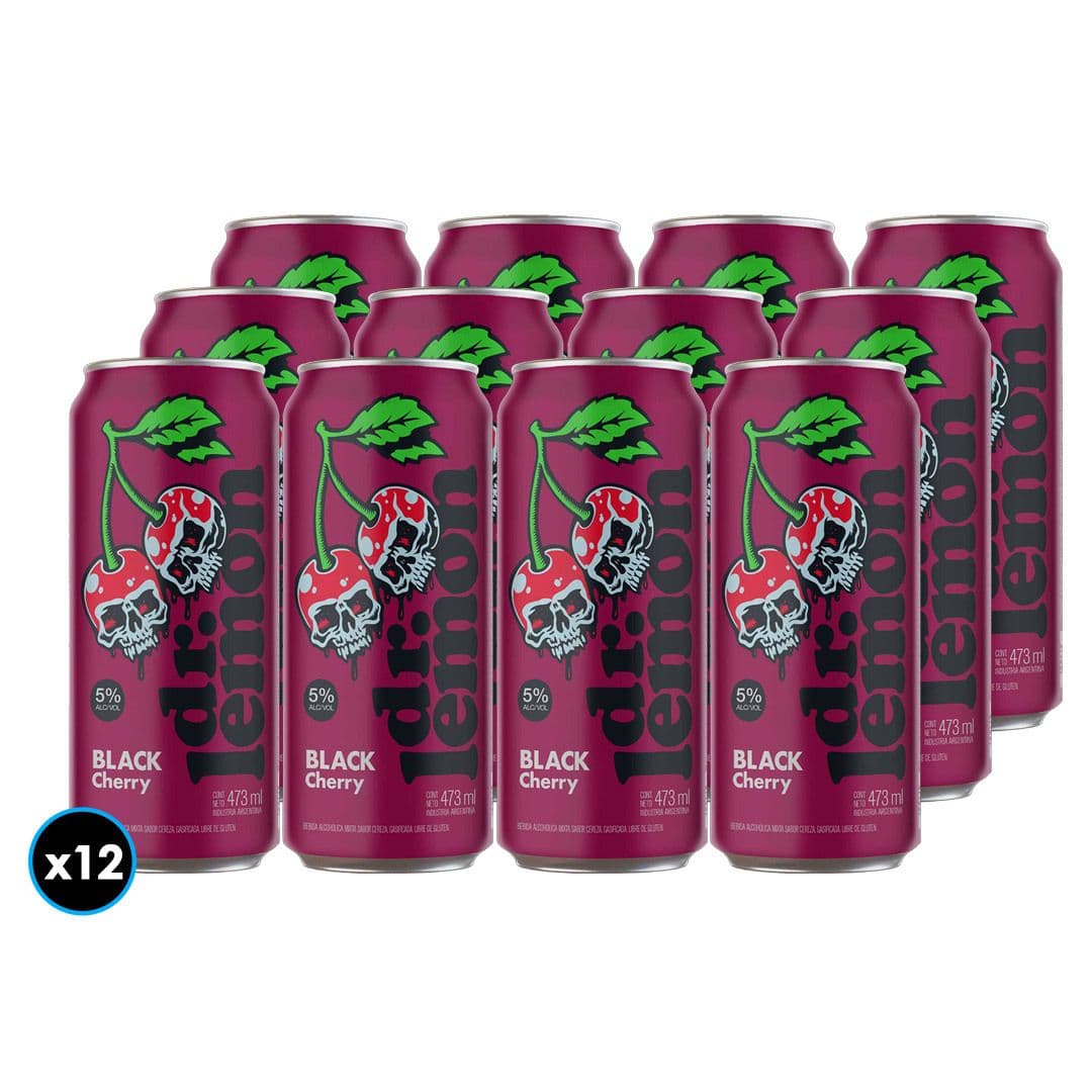 12x Dr Lemon Halloween Black Cherry 473cc 5°alc._1