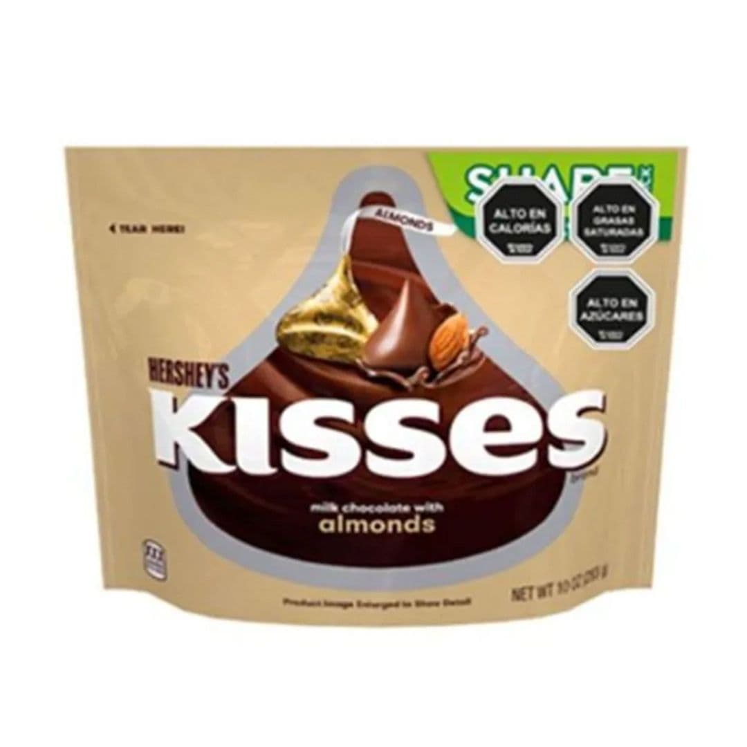 Chocolate Hersheys Mini Kisses Almendra 283 grs_1