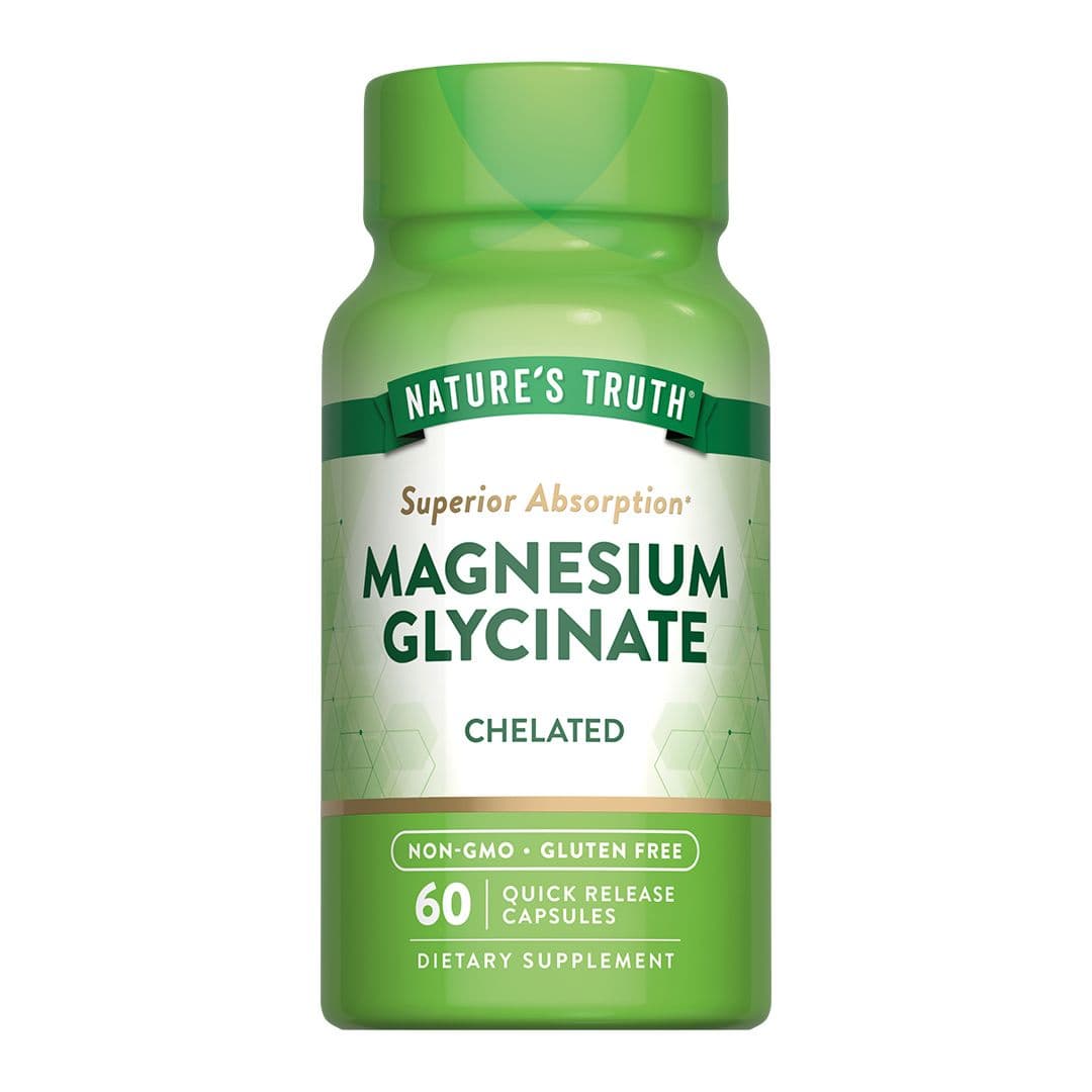 Suplemento Natures Truth Magnesio Glicinato 665mg (60 Unidades)_1