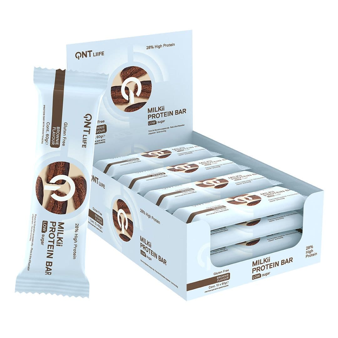 Barrita Proteína QNT Milkii Brownie 60 grs (12 Unidades)_1