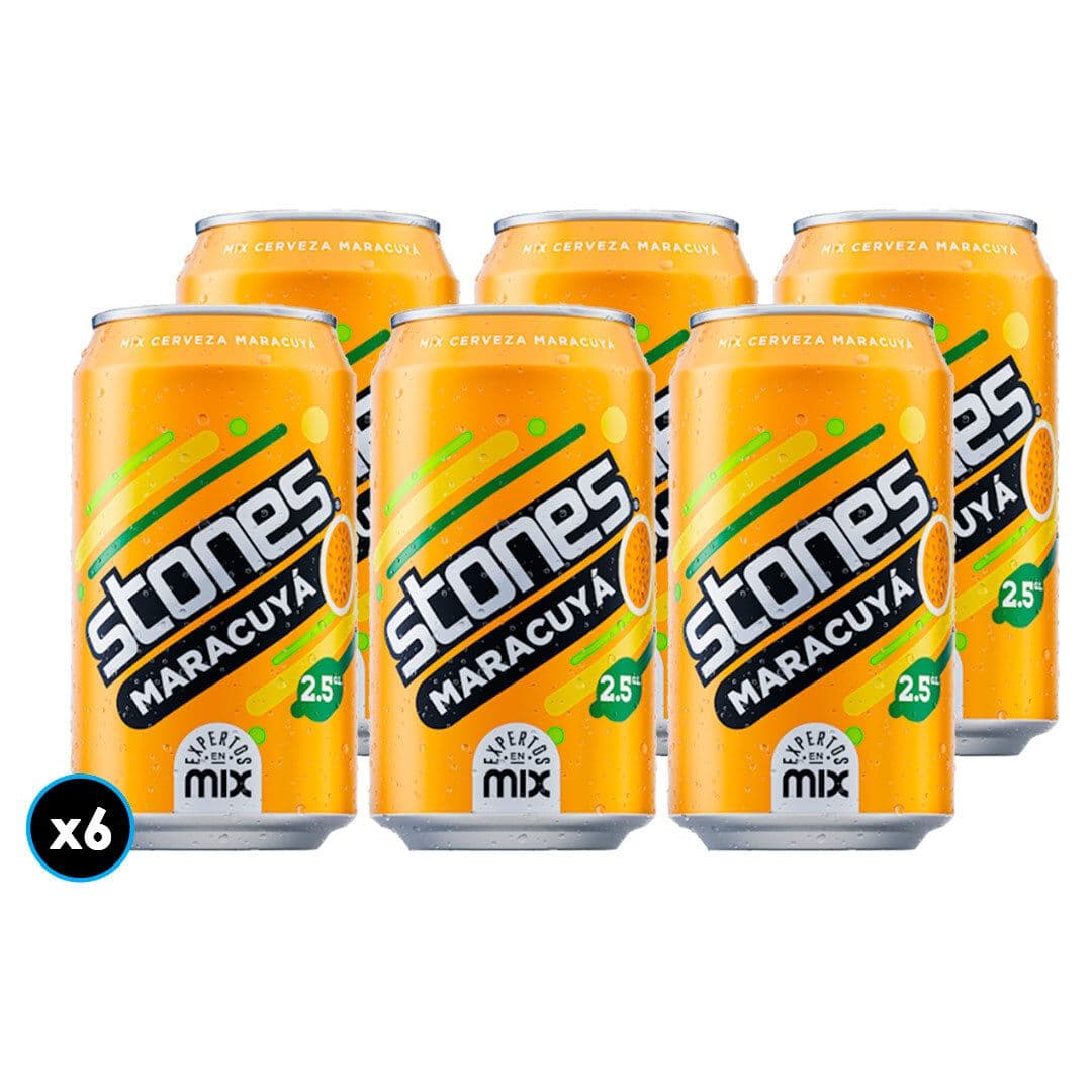 6x Cerveza Maracuyá Stones 350cc 2,5°alc_1