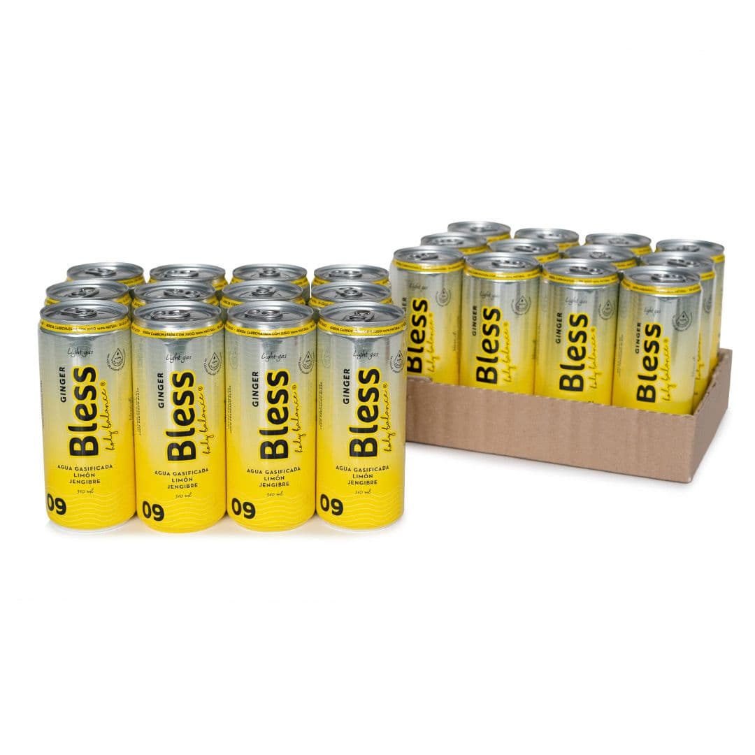 12x Agua Bless Limón y Jengibre con Gas 310cc_1