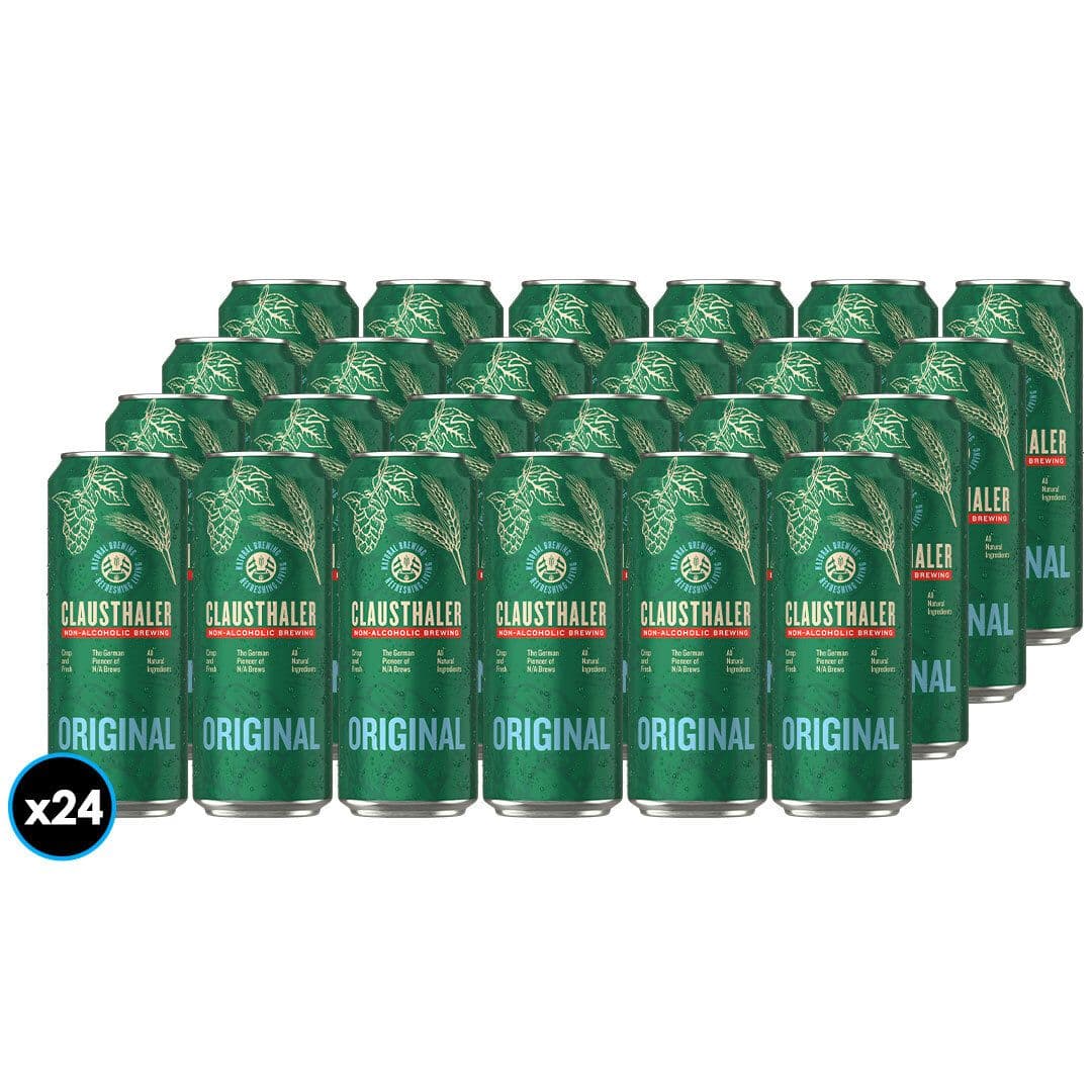 24x Cervezas Clausthaler Sin Alcohol en Lata 500cc_1