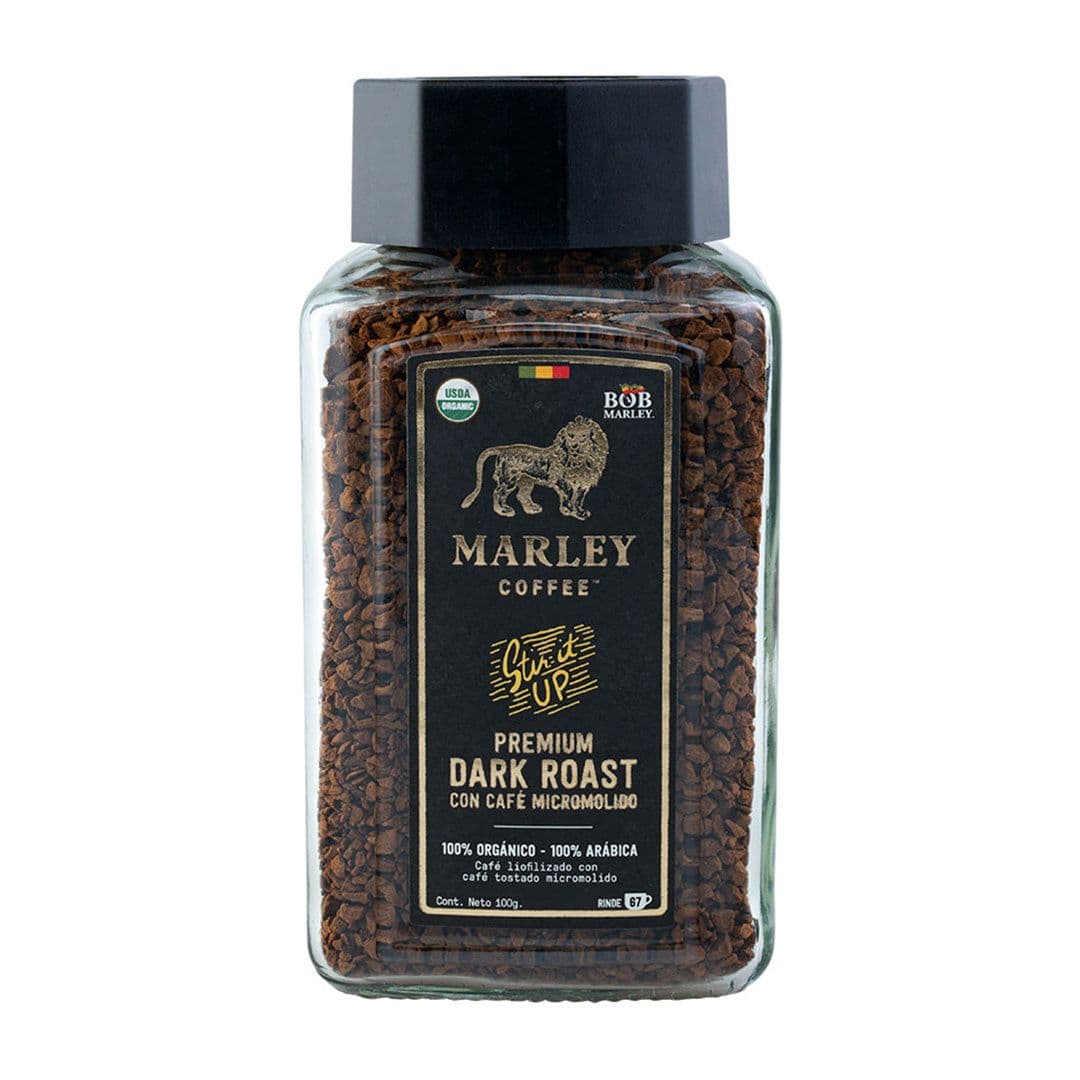 Café Orgánico Instantáneo Liofilizado Marley Coffee Stir It Up 100 grs._1
